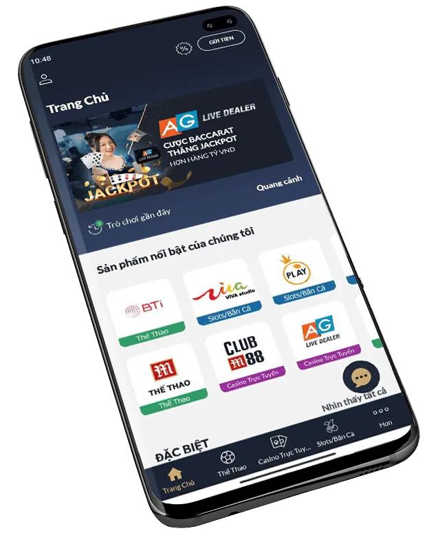 Giao diện ứng dụng 39go99 thân thiện
